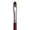 Da Vinci Black Sable Brush - Regular Filbert, Long Handle, Size 10